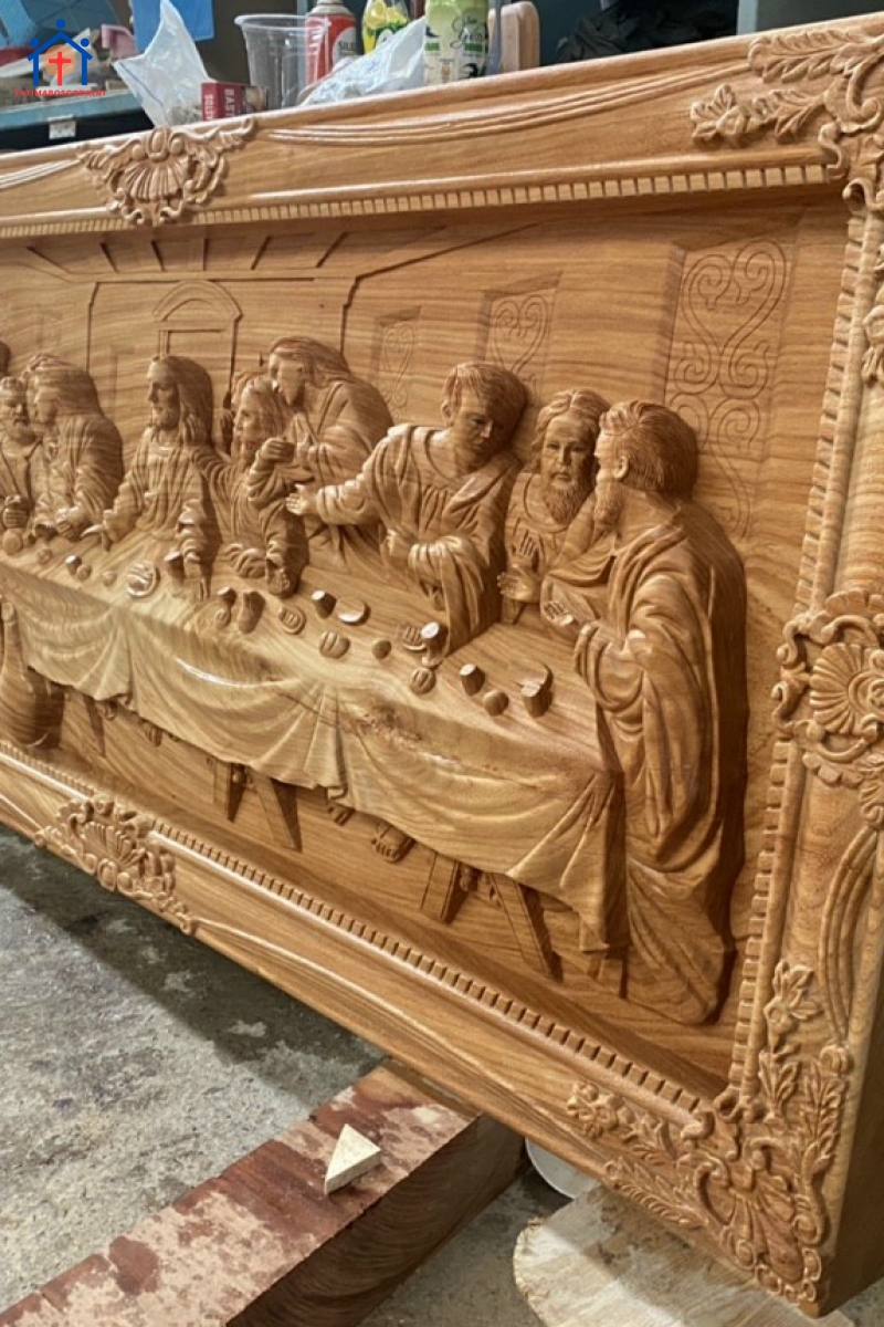 Tranh tiệc ly gỗ