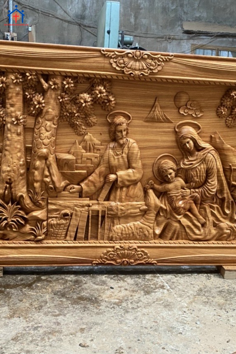 Tranh tiệc ly gỗ